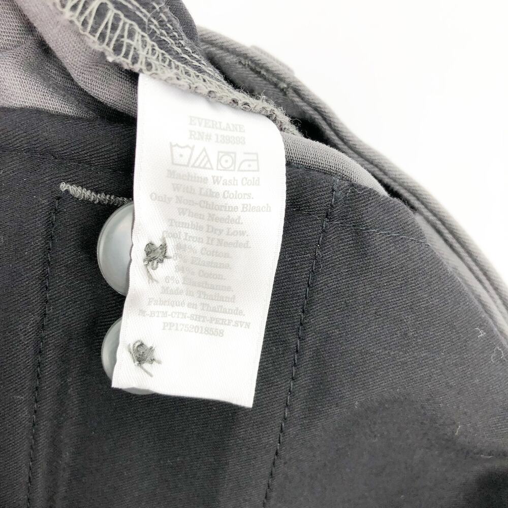 Everlane Mens Chino Shorts 29 Grey Casual Slash Pockets Zip Fly NWOT - Picture 5 of 5
